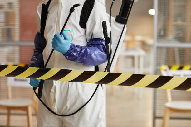 Professional Biohazard Cleanup technician working in Hamburg, PA